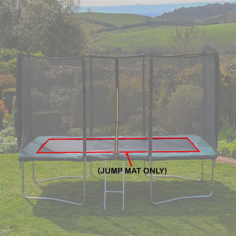 Jump Mat for 10 ft x 7 ft Rectangular Trampoline Frame with 68 eyelets (for 7” springs)