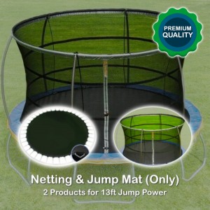 13 ft Jump Mat and Netting (2 products for Jump Power Trampoline)