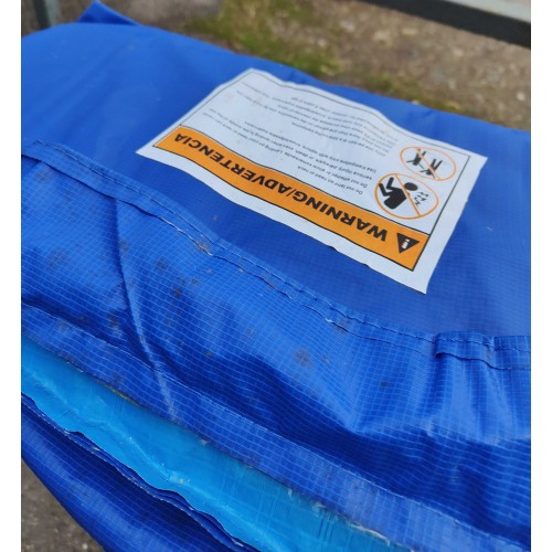 8 ft Trampoline Padding (blue) Not Quite Perfect - Needs Cleaning