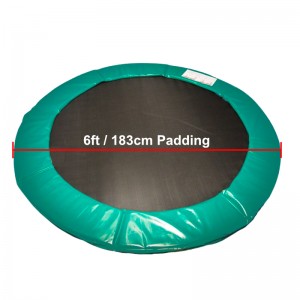 6 ft Super Premium Trampoline Safety Padding (Green)