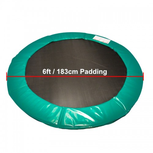 6 ft Super Premium Trampoline Safety Padding (Green)