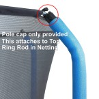 Pole Cap for 28mm Pole G shape