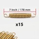 Premium 7 inch Spring (set of 15)