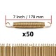 Premium 7 inch Spring (set of 50)