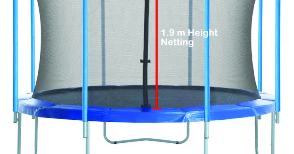 10 ft Safety Net Higher Type for or Curved Pole trampoline
