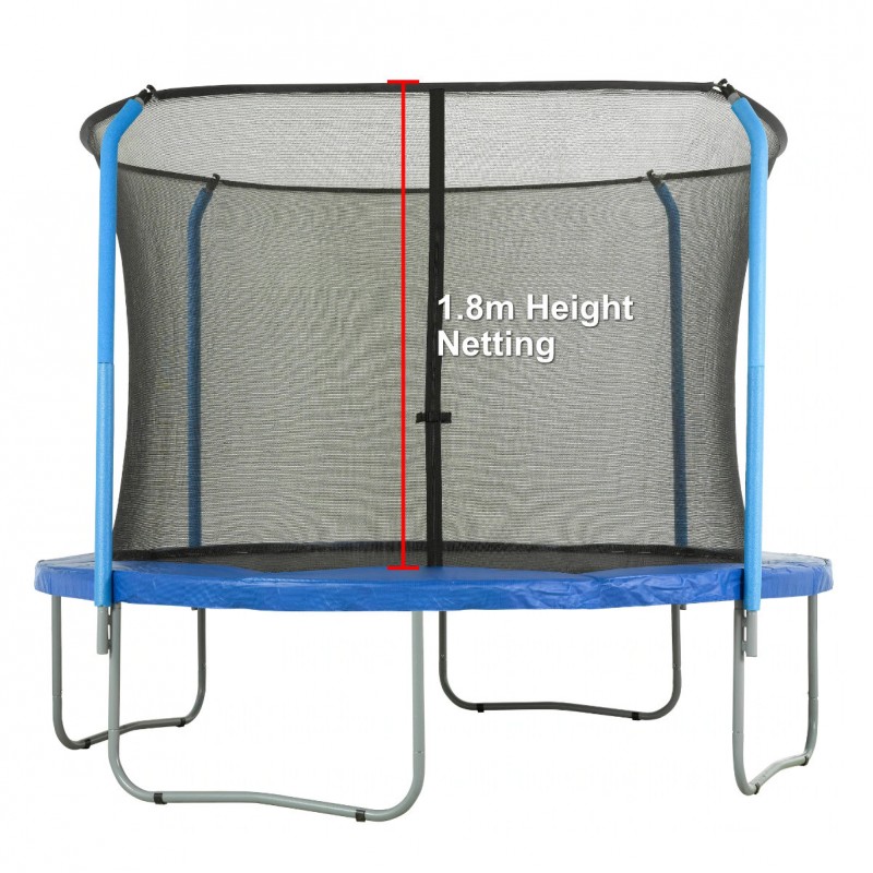 Upper Bounce Trampoline Safety Enclosure Replacement Net - 10-ft