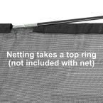 12 ft Safety Net  ( for 4 or 8 Curved Pole trampoline )