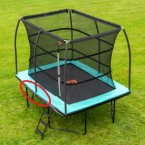 10 x 7.5 foot Jump Power Long Side Frame Tube