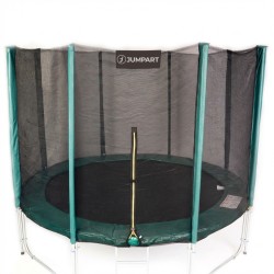 13 ft Trampoline Netting with green sleeves (outside type for 8 straight poles)