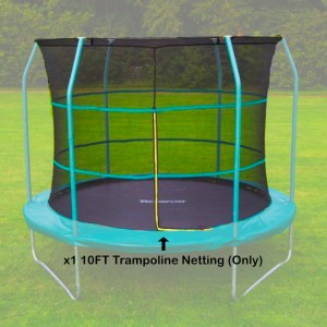 Tech Sport 10 ft Trampoline Netting (inside type for 6 curved poles)