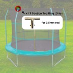 Tech Sport T Joiner for Top Ring for  8 or 10 foot trampoline (for 9.5mm rod)